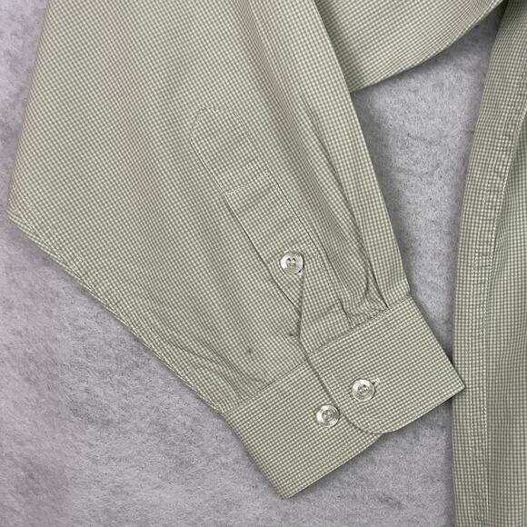 Roper Shirt Mens XL Green Button Down Long Sleeve 100% Cotton Western - Picture 7 of 11